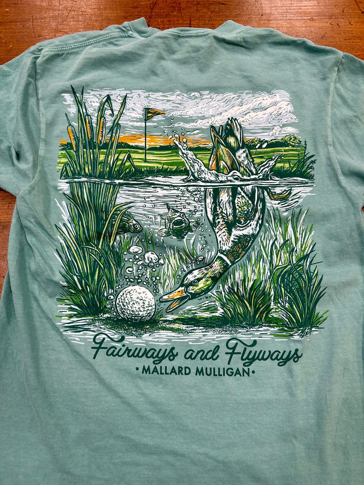 Fairways and Flyways Duck/Golf T-shirt