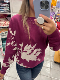 Dark Magenta Sweater