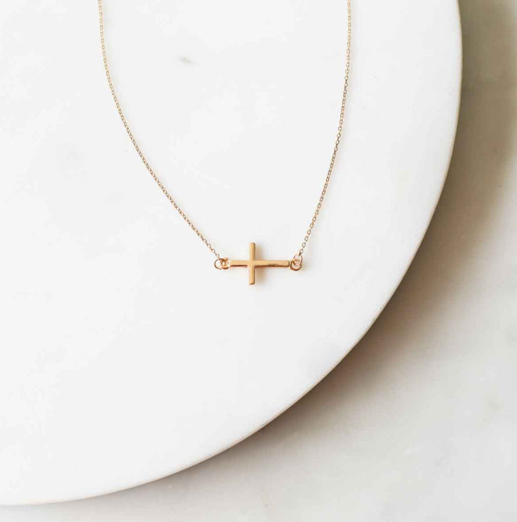 Gold Cross Necklace*