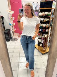 Judy Blue Boyfriend Mid-rise Cuffed Jeans