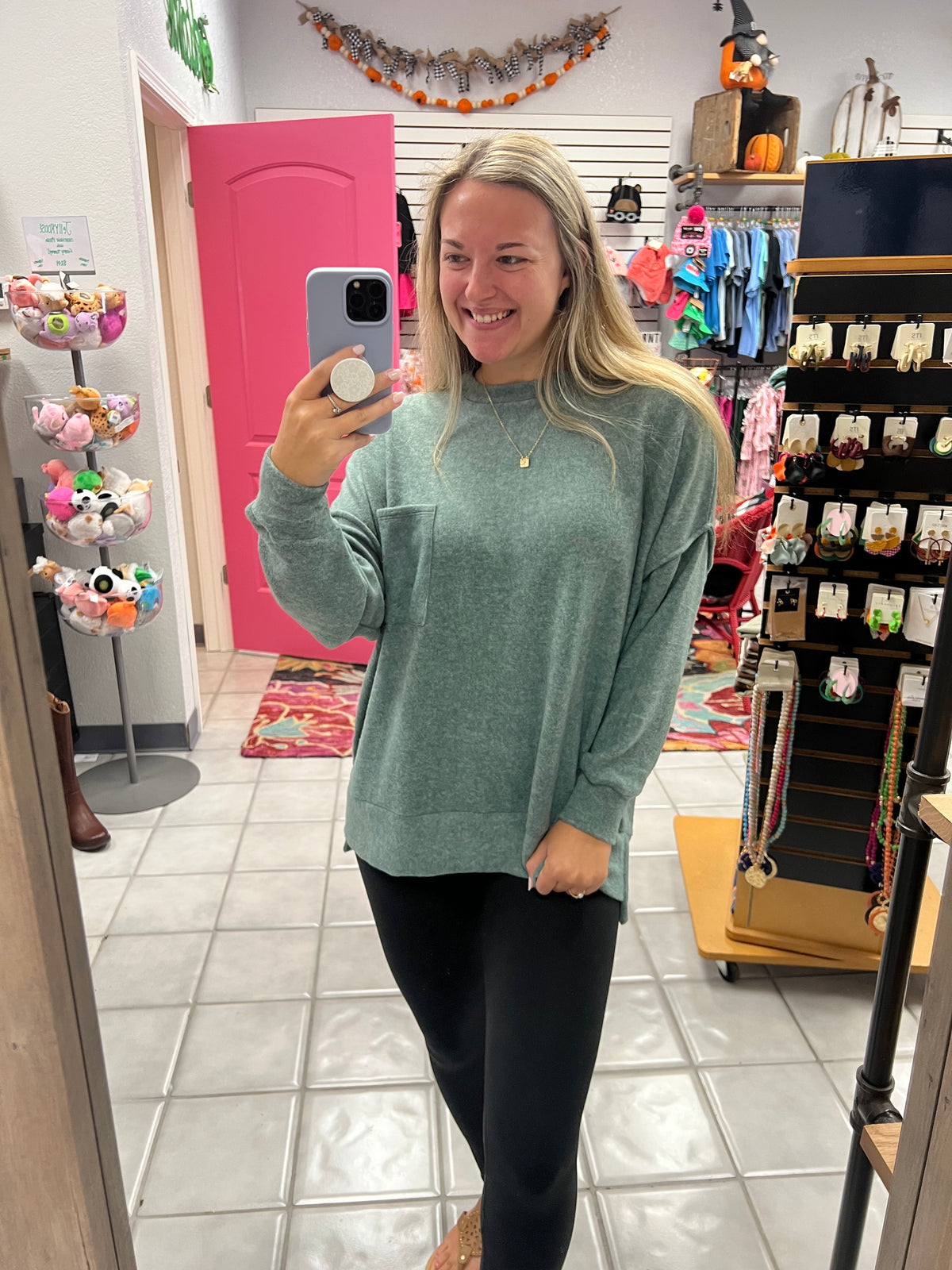 Z Drop Shoulder Top