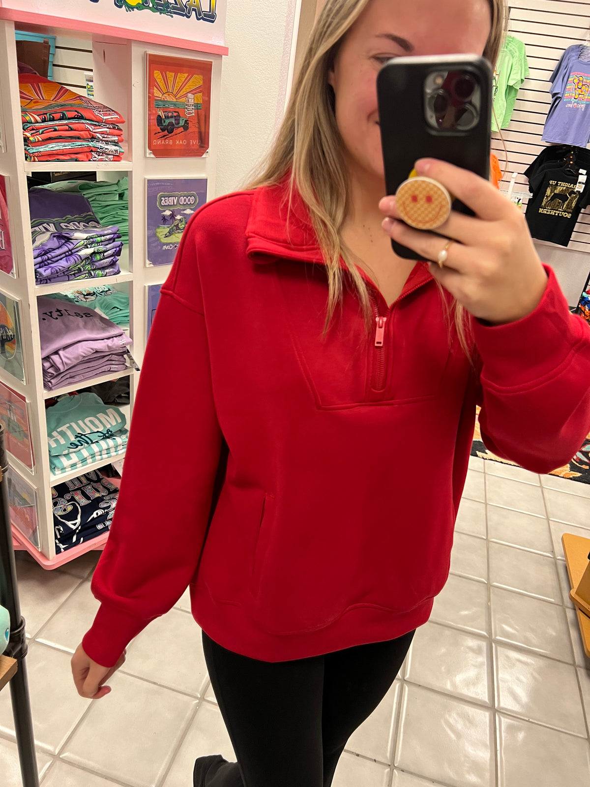 True Red Pullover