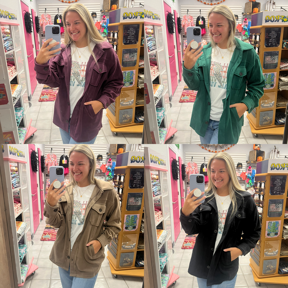 Oversized Fleece Shacket