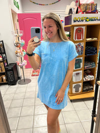 Washed Cotton TShirt Dress
