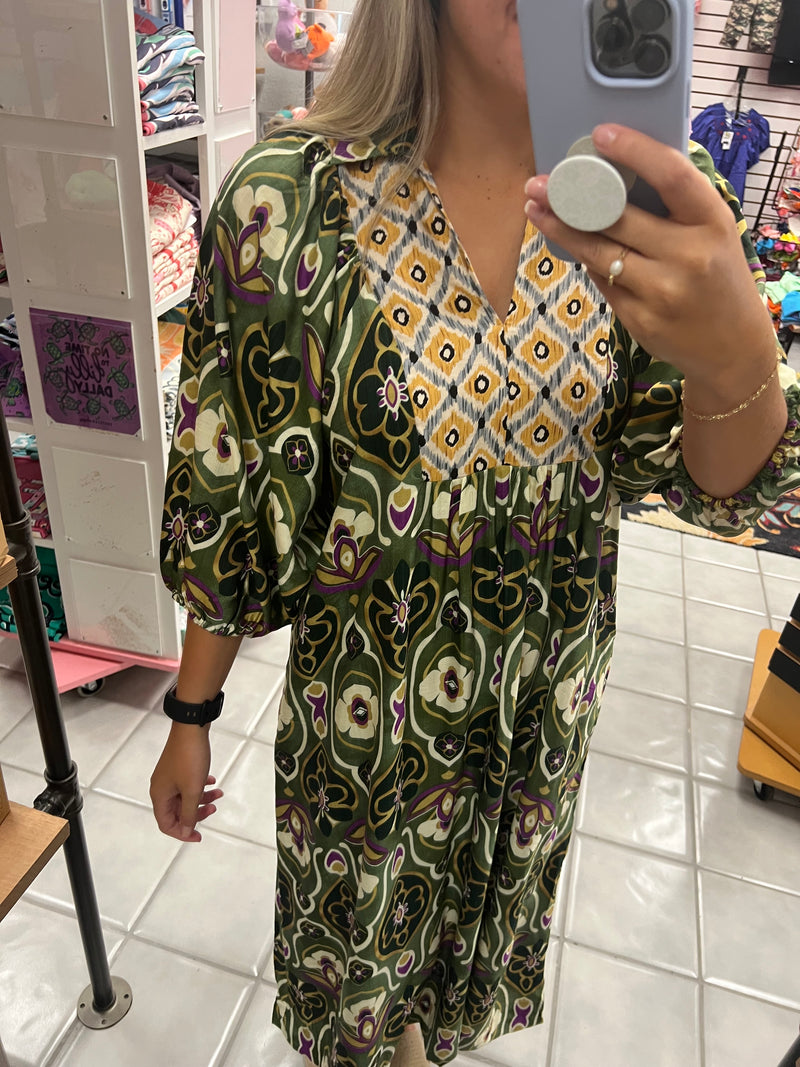 Evergreen Maxi Dress