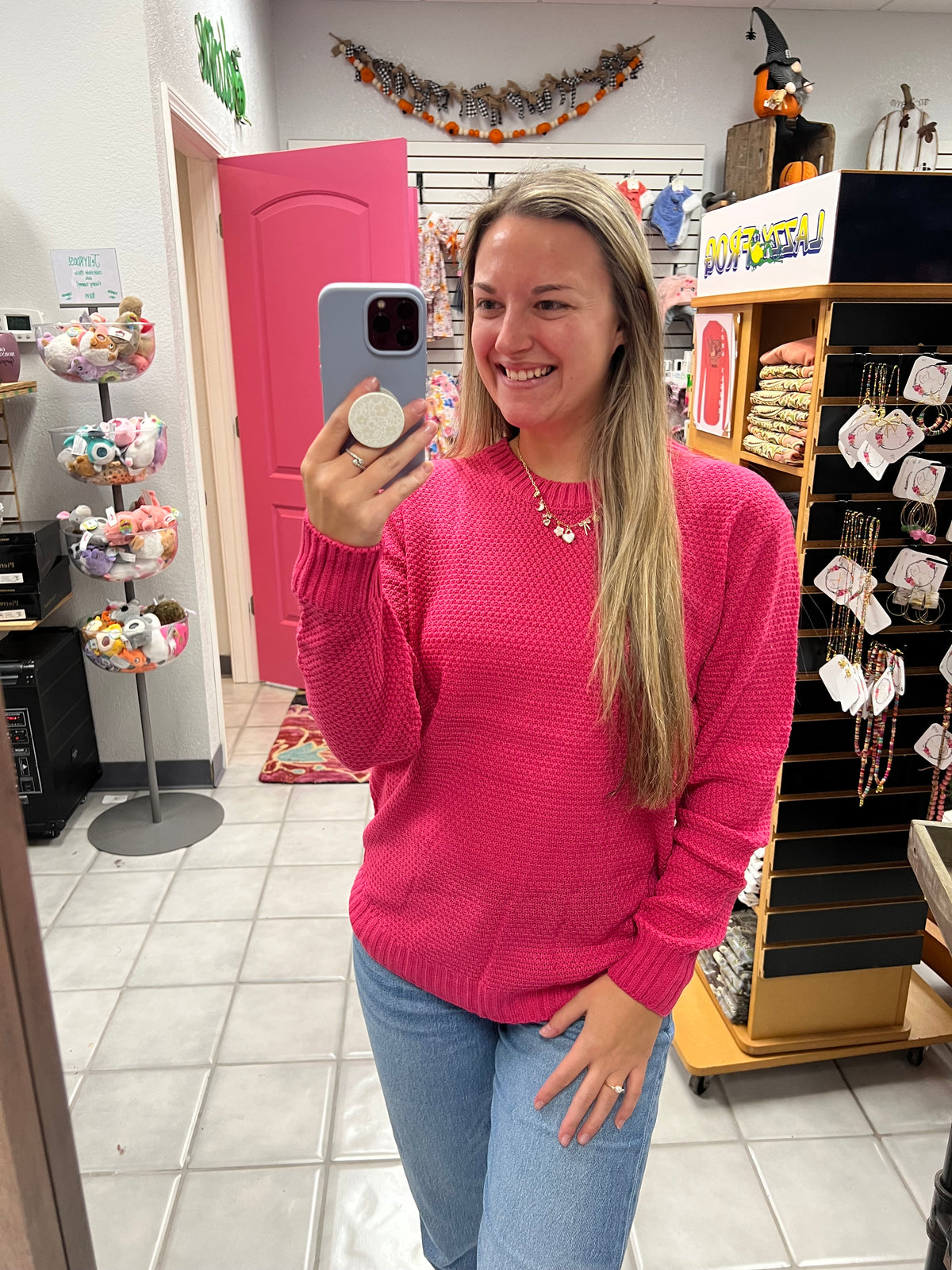 Z Round Neck Basic Sweaters