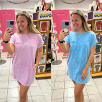 Washed Cotton TShirt Dress