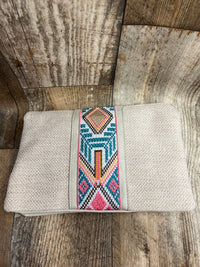 Big Wristlet Crossbody with 3 Compartment*