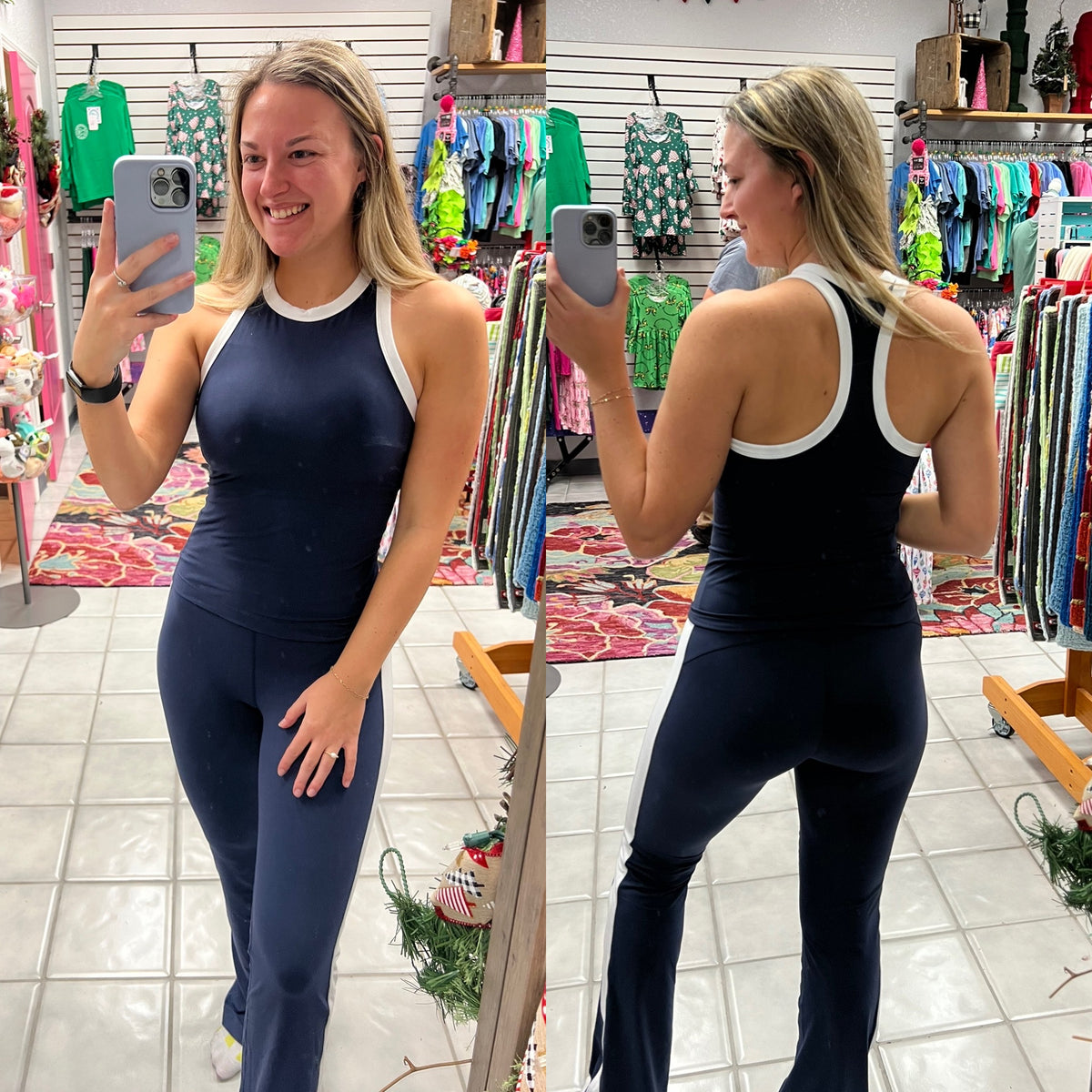 RM Stripe Racerback Top*