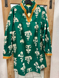 Jodifl Green Dress w/ White Flowers