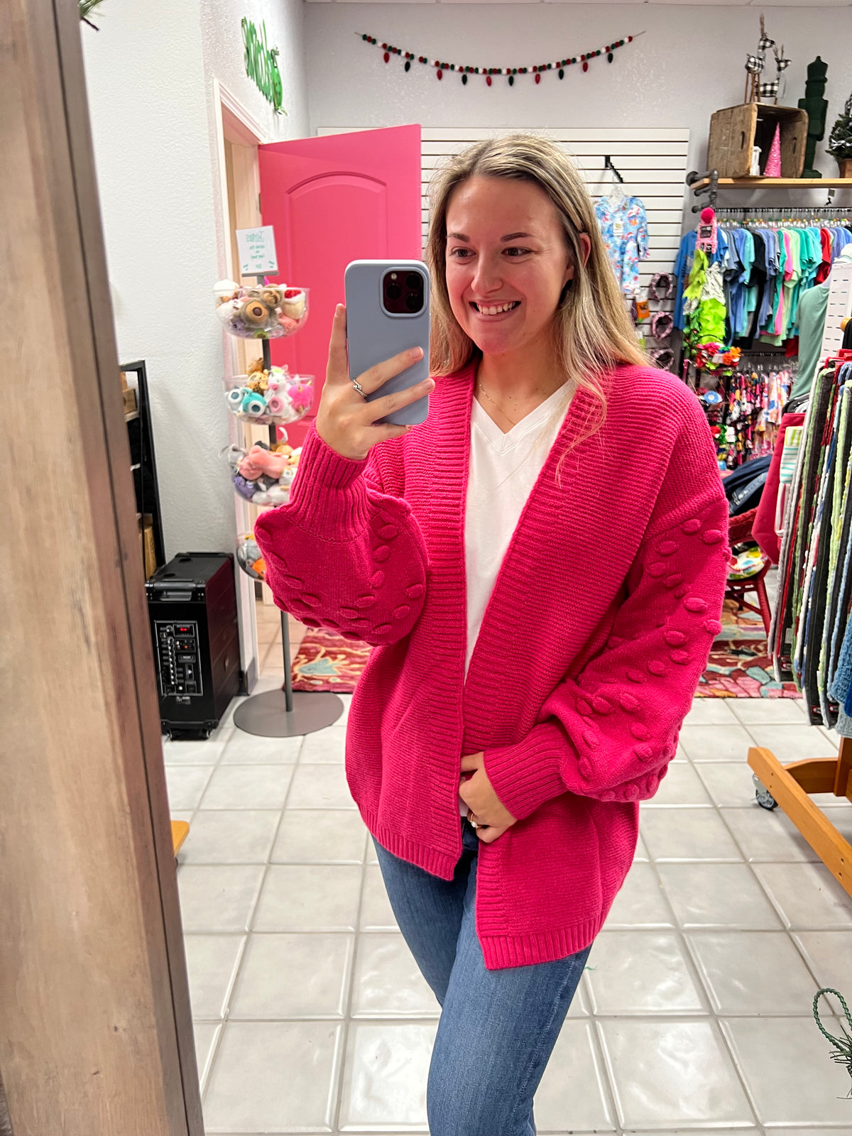 Pom Pom Cardigan*