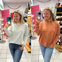 High-Low Oversized Sweater