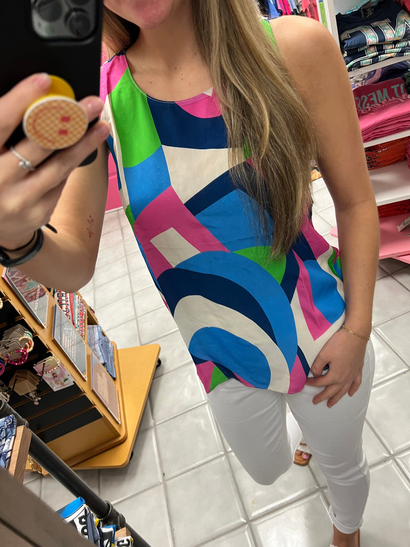 Geo Print Top*