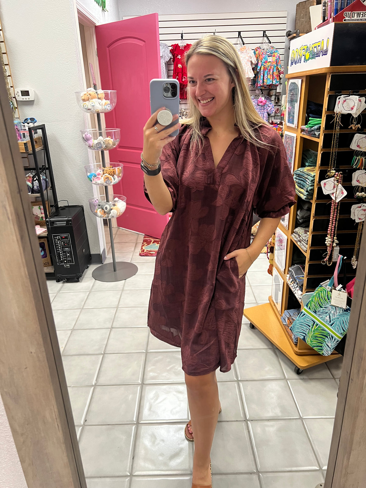 Burgundy Bliss Dress