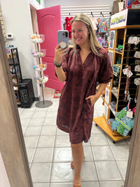 Burgundy Bliss Dress