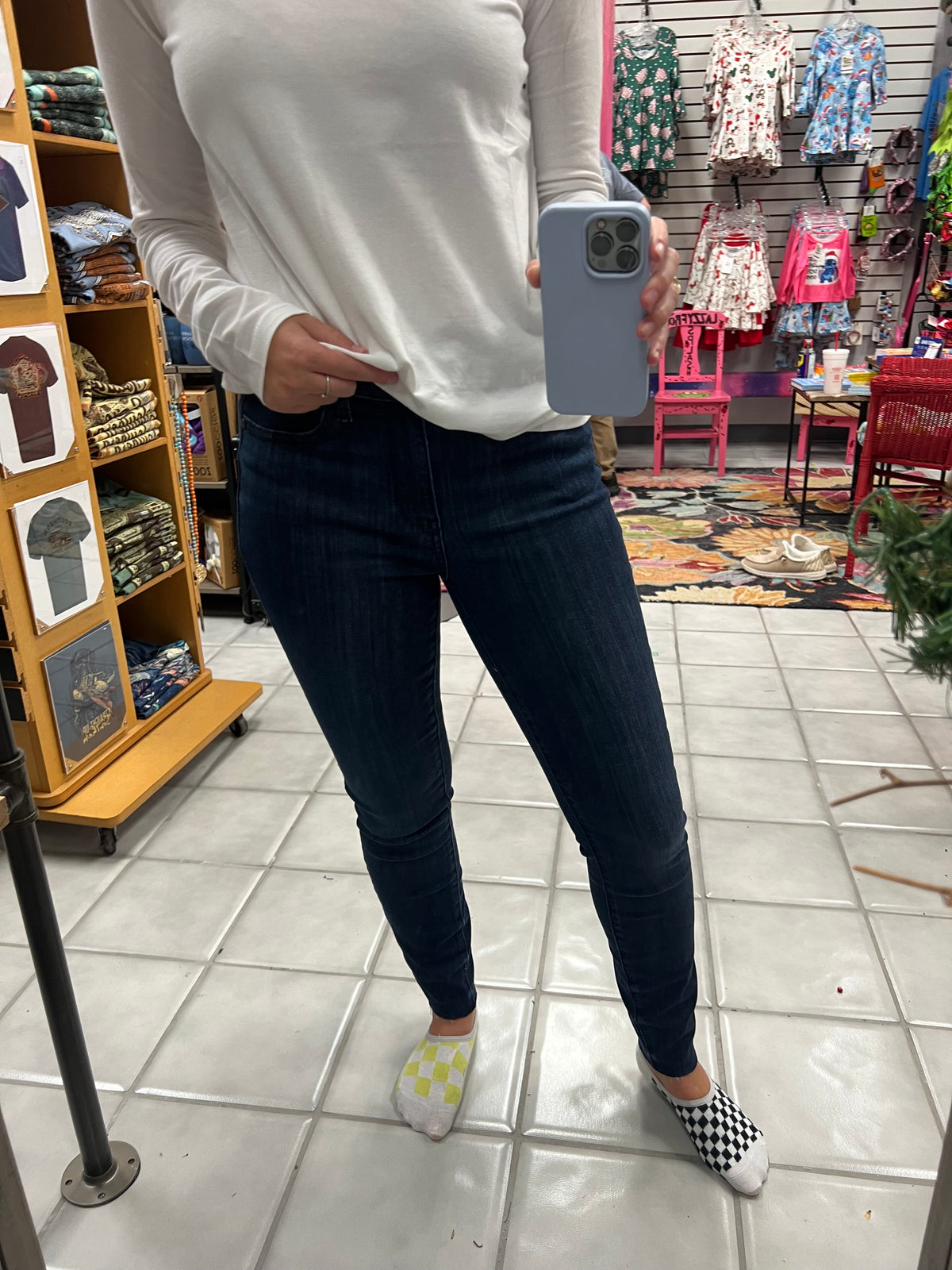 JB Midrise Skinny Raw Hem