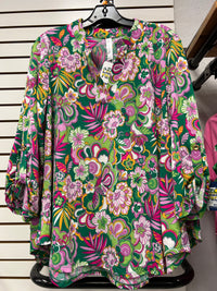 DS Lizzy Lucky Paisley Top