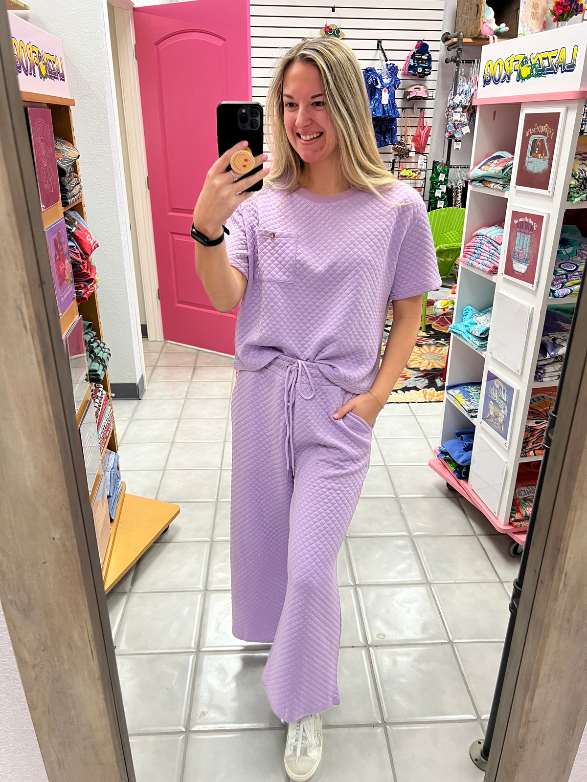 Lavender Travel Top*