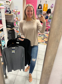 Z Front Seam Sweater