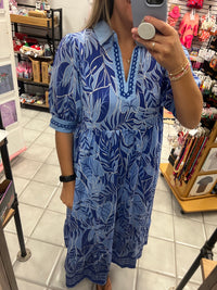 Leaf Boarder Dress