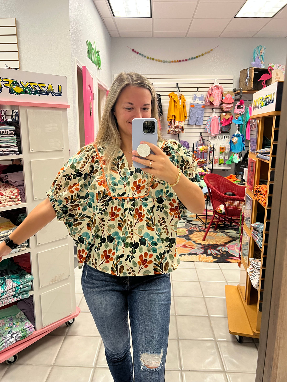 Fall Florals Top