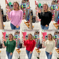 Z Front Seam Sweater