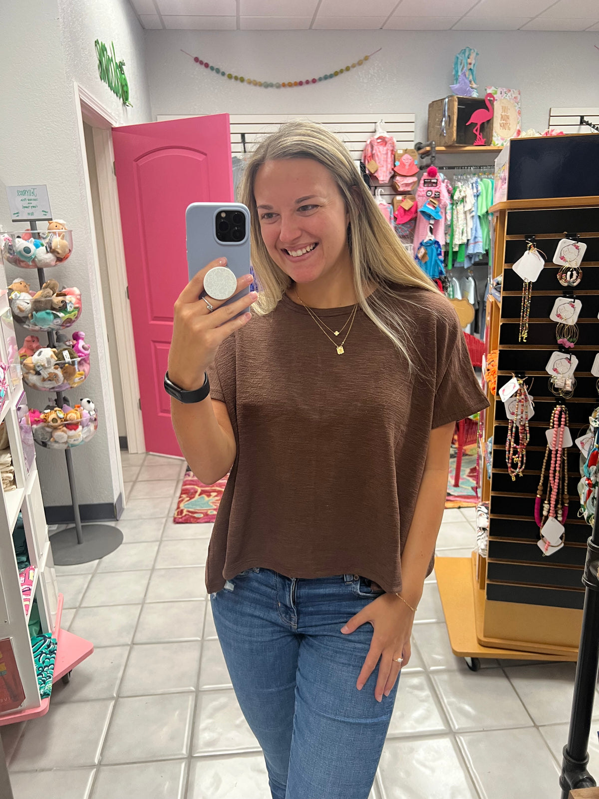 Oversized Cropped Top