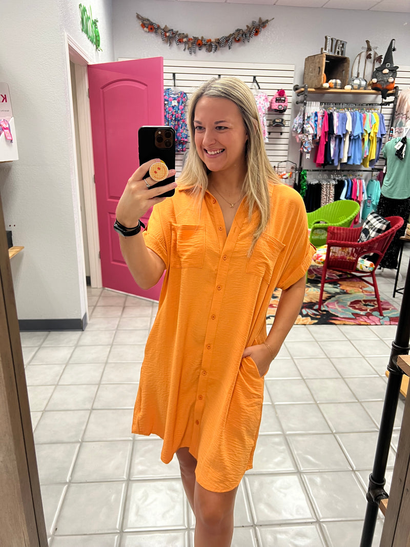 Everyday Shirt Dress*