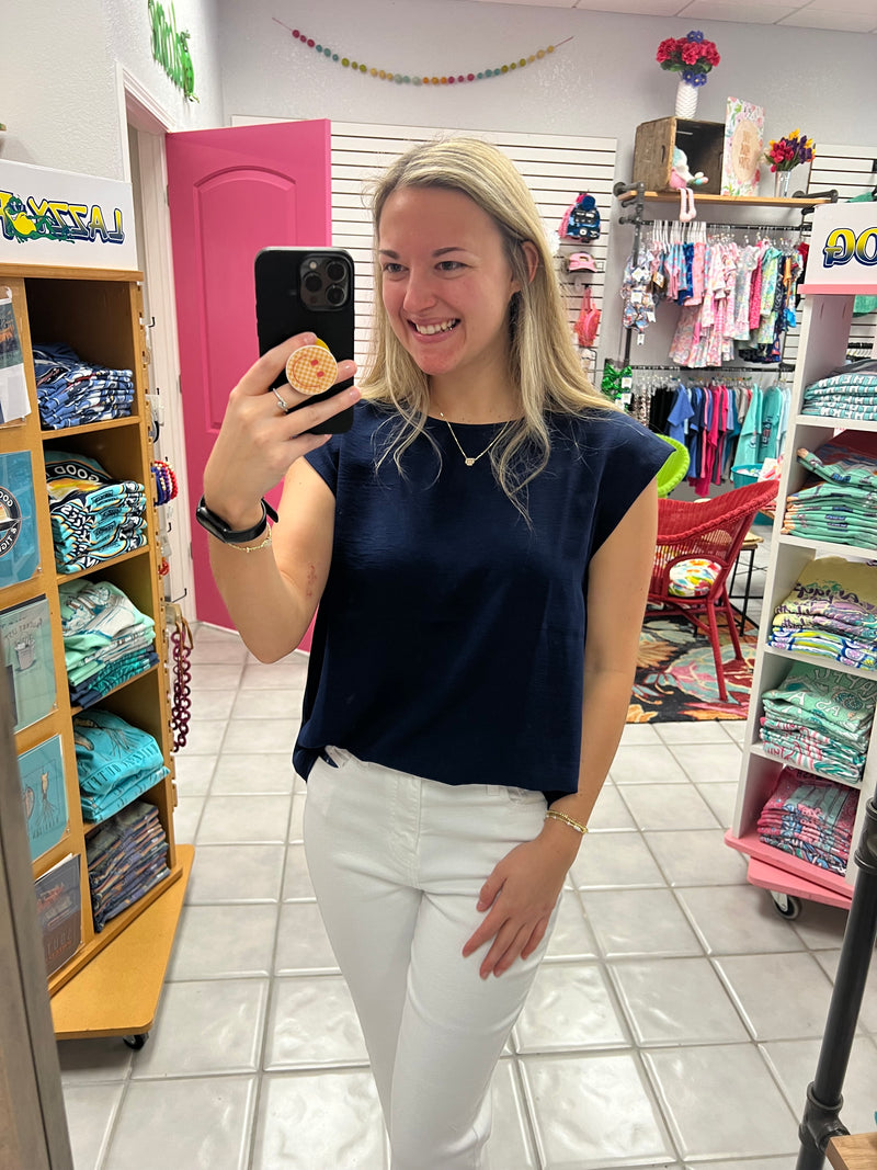 Navy Dress Shirt*