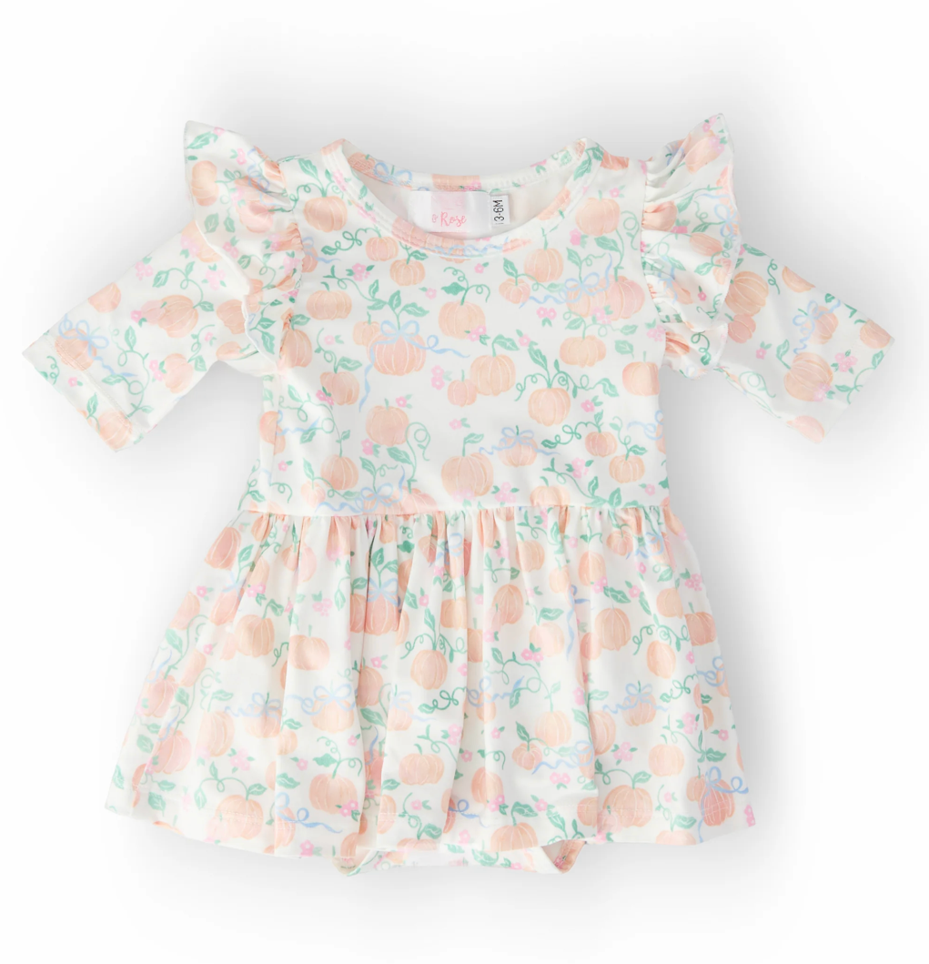 Pretty Pumpkins Twirl Dress