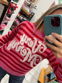 Very Merry Striped Sweater