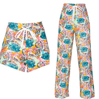 Tropical Monstera Pajama Bottoms