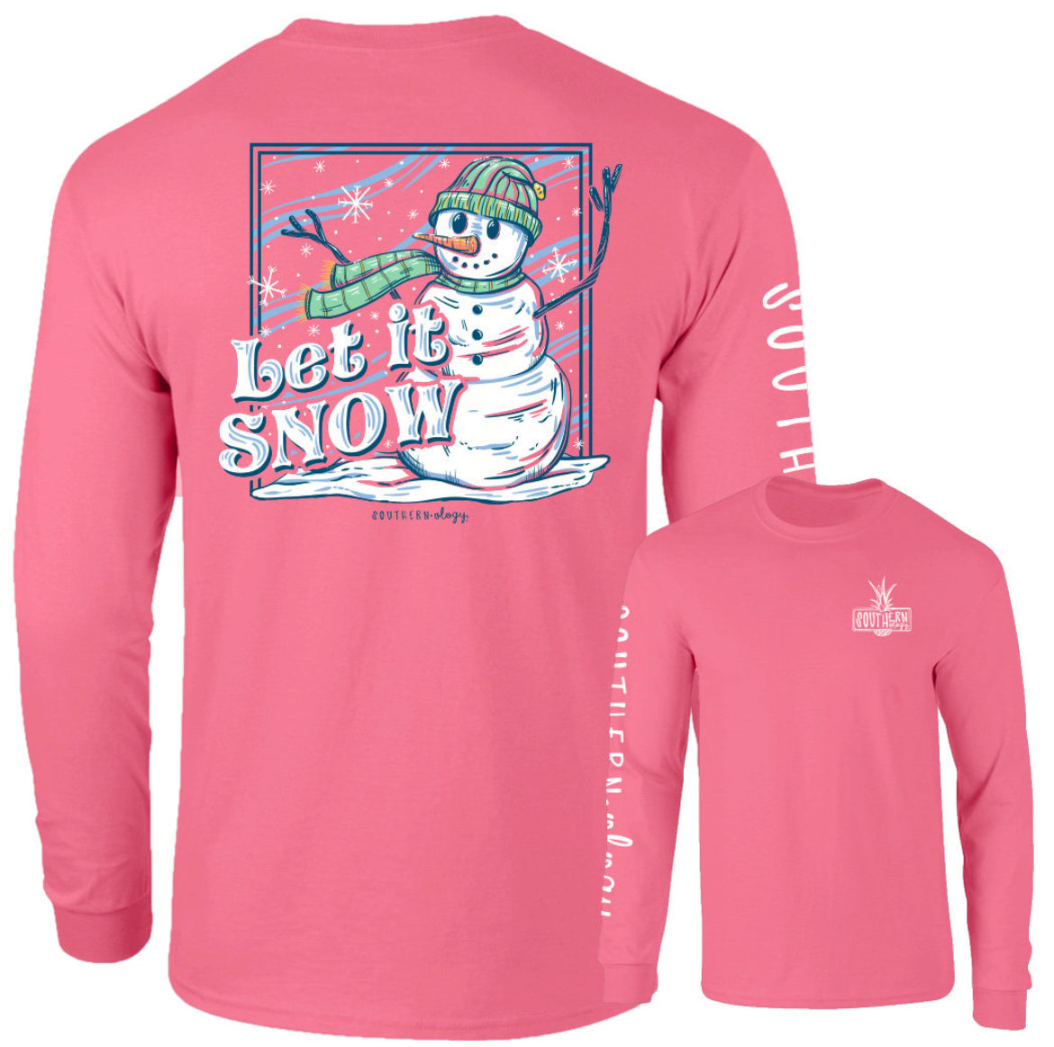 Southernology Let it Snow LS Tshirt