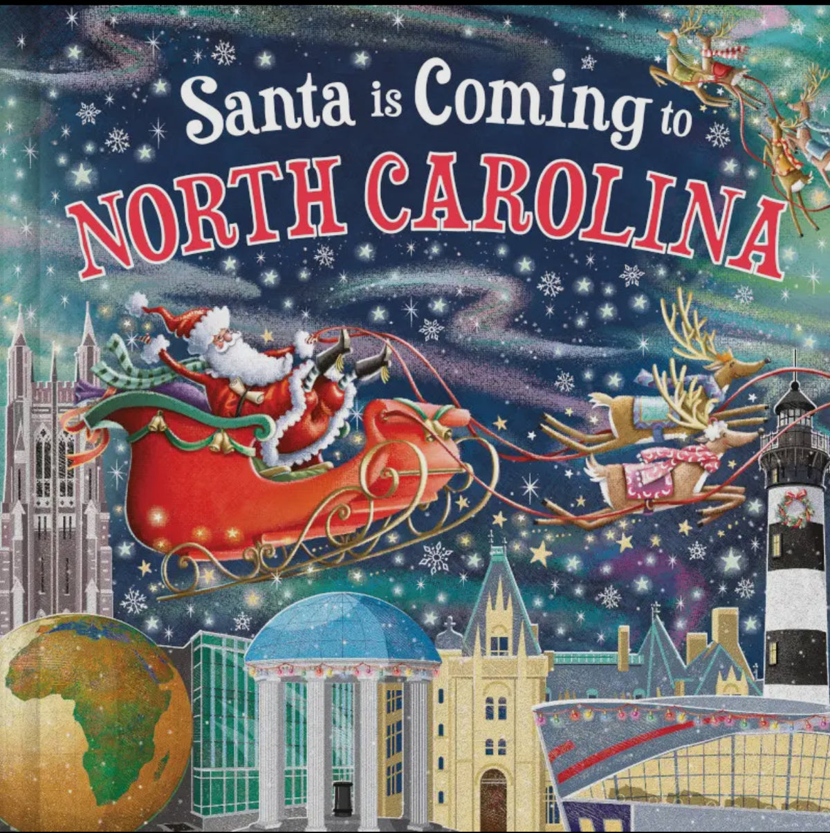 Santa is Coming to North Carolina Book
