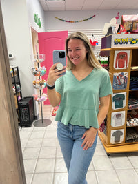 Tiered Short Sleeve Top