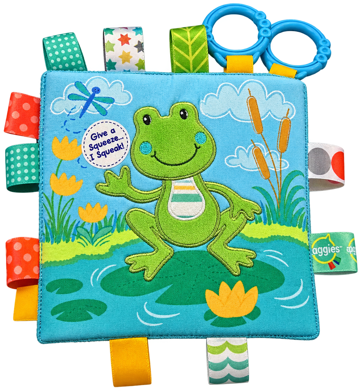 Peepers Frog Taggies