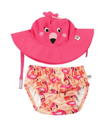 Baby/Toddler Swim Diaper & Swim Hat Set