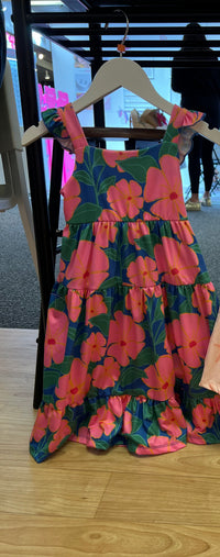 Luau Floral Maxi Dress