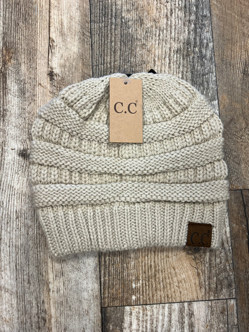 CC Solid Cable Beanie