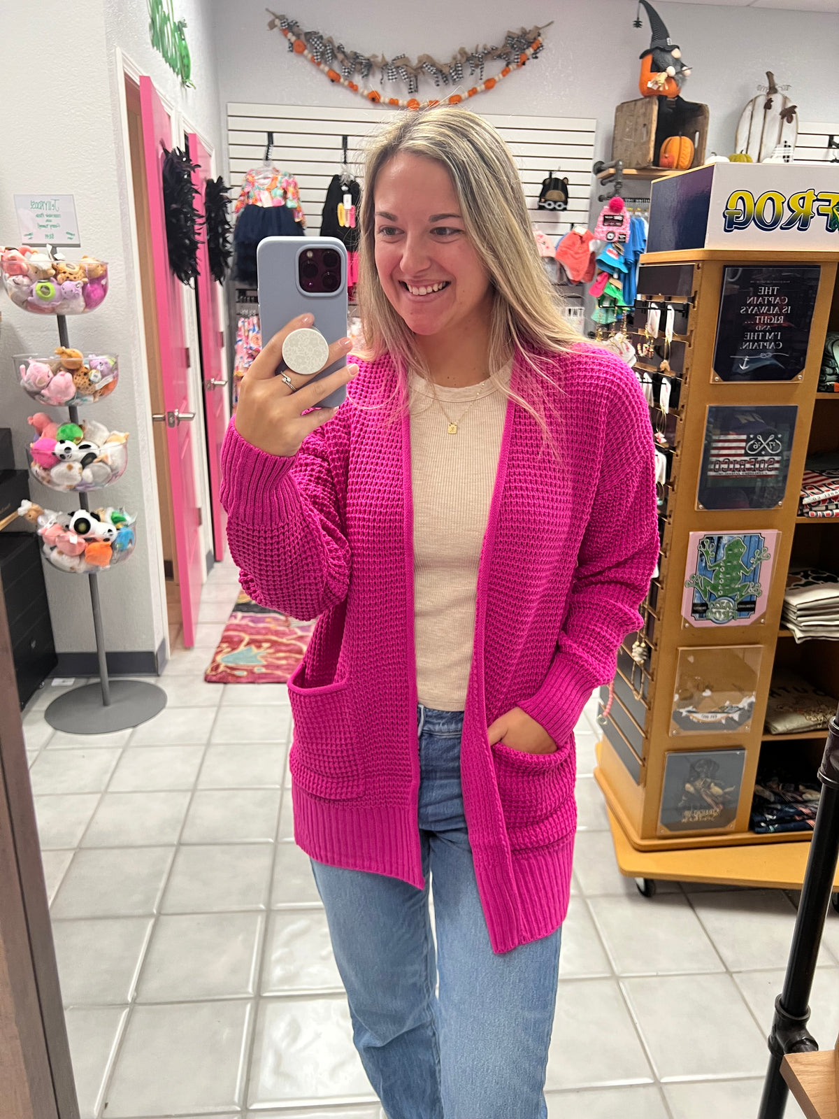 Z Waffle Cardigan