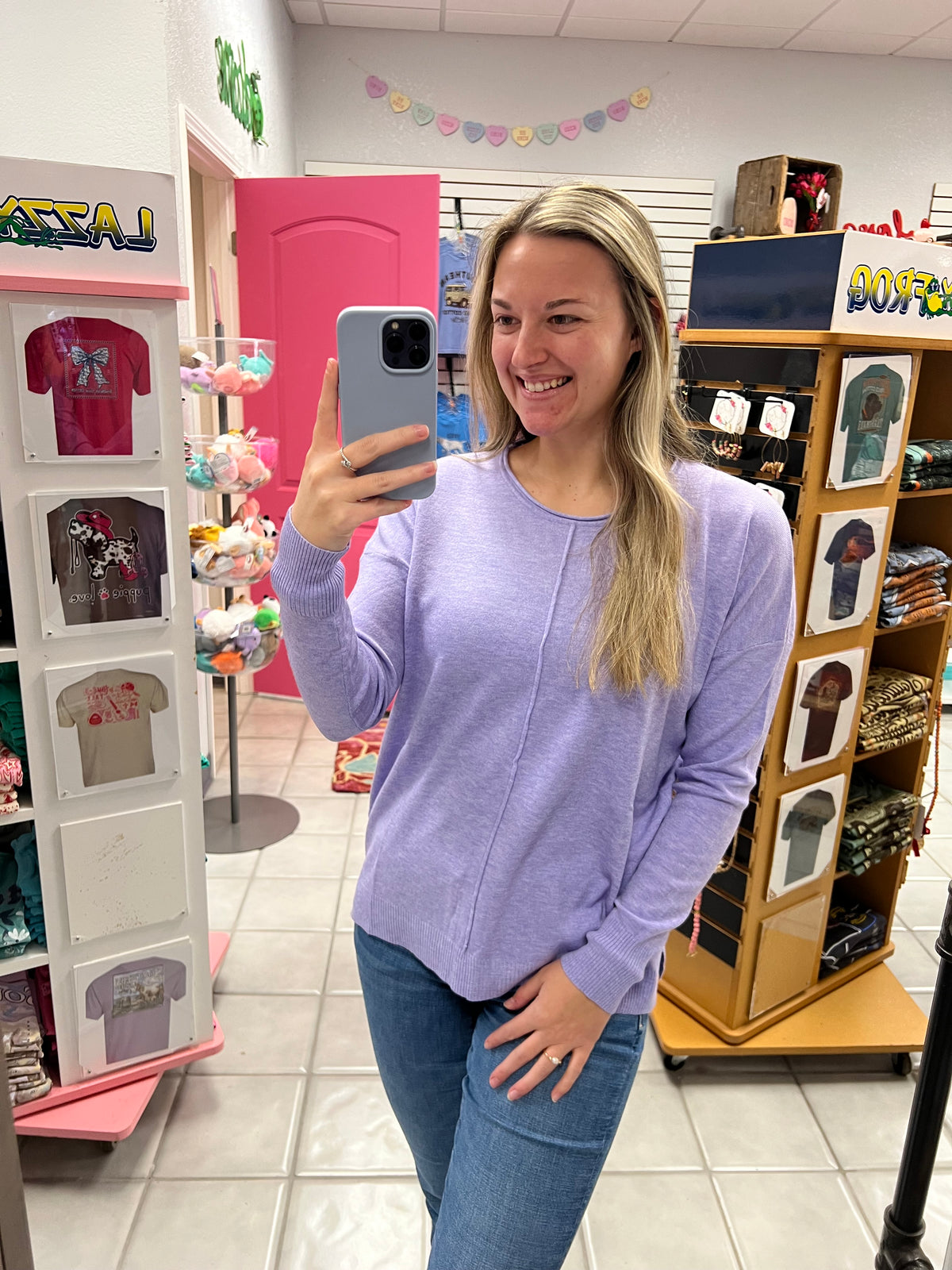 Z Front Seam Sweater*