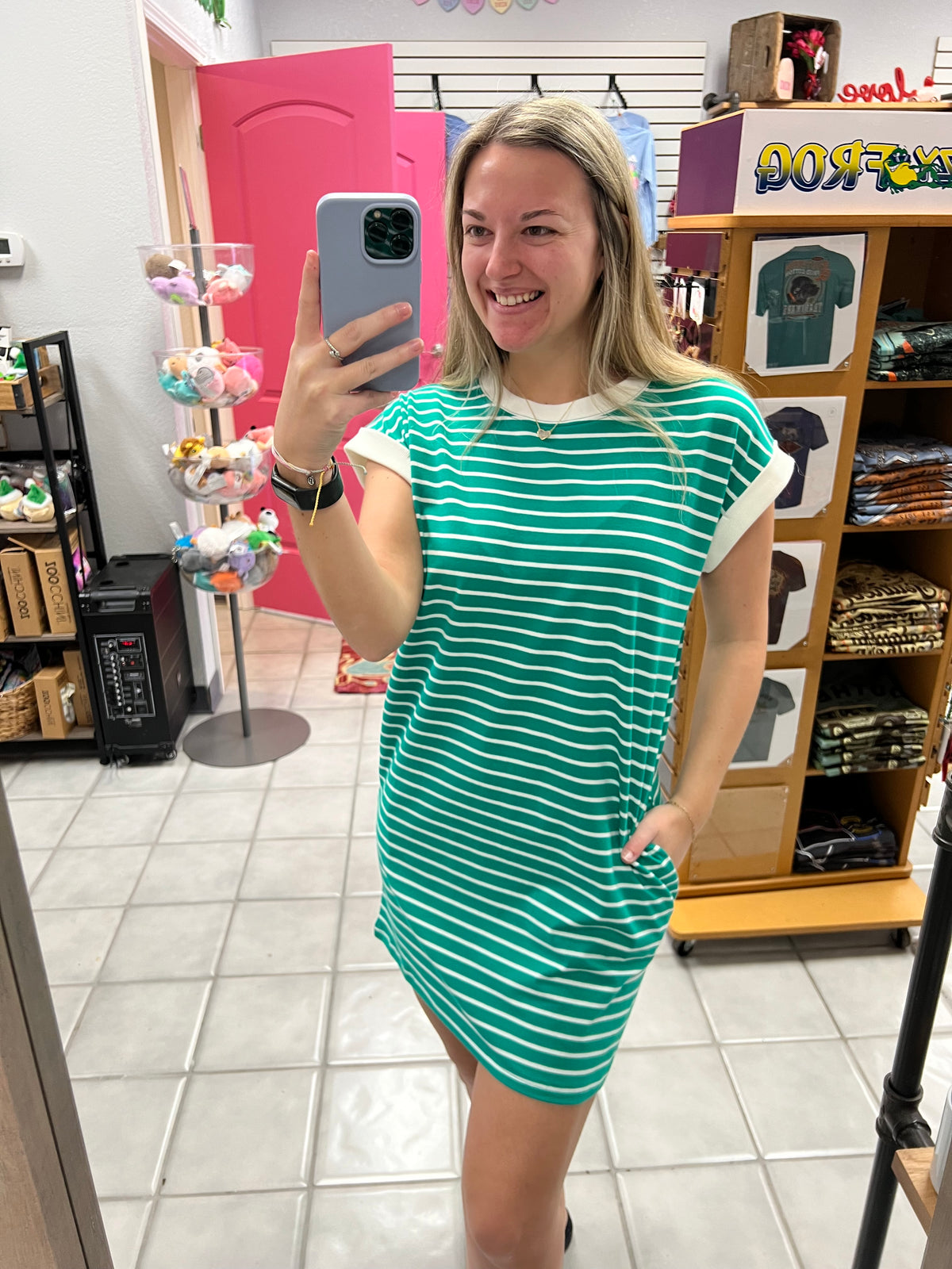 Stripped Tshirt Dress