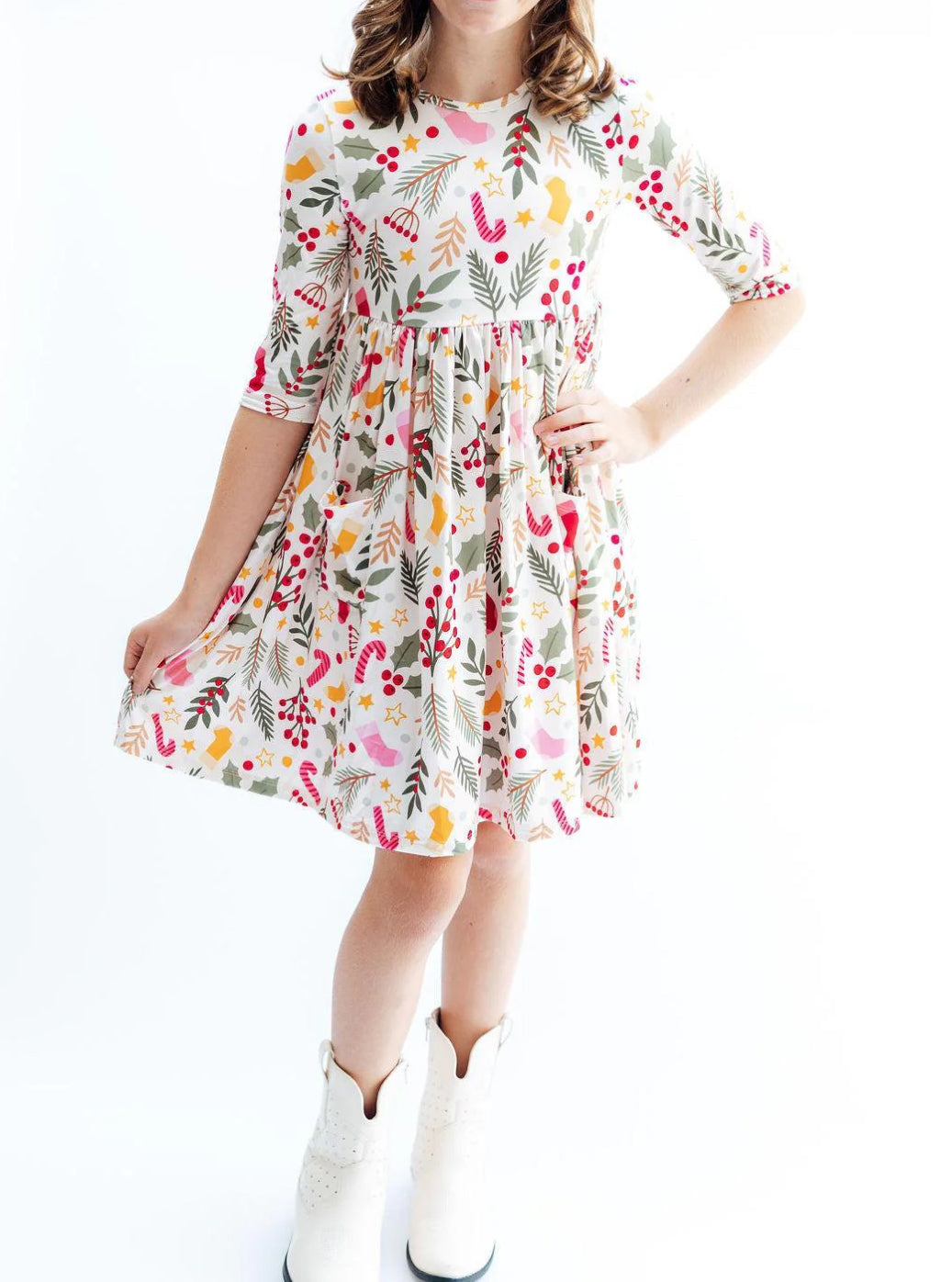 Holly Jolly Twirl Dress