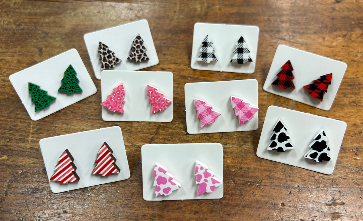 Mini Tree Earring Studs