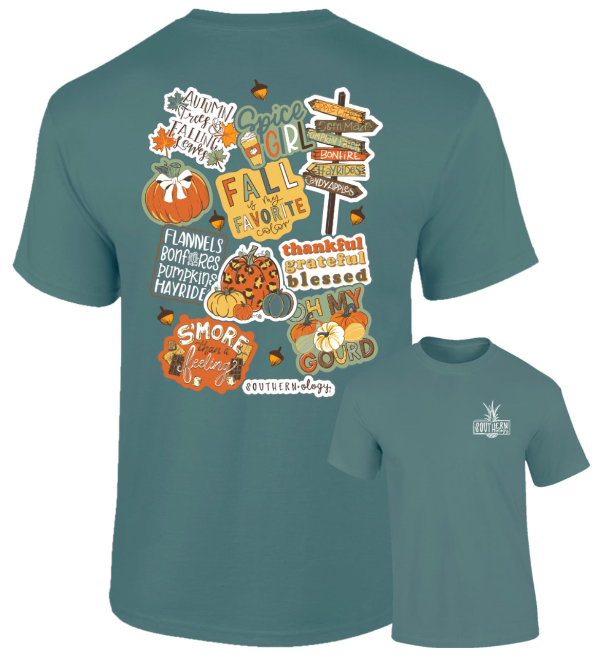 Southernology Fall Decals SS Tshirt