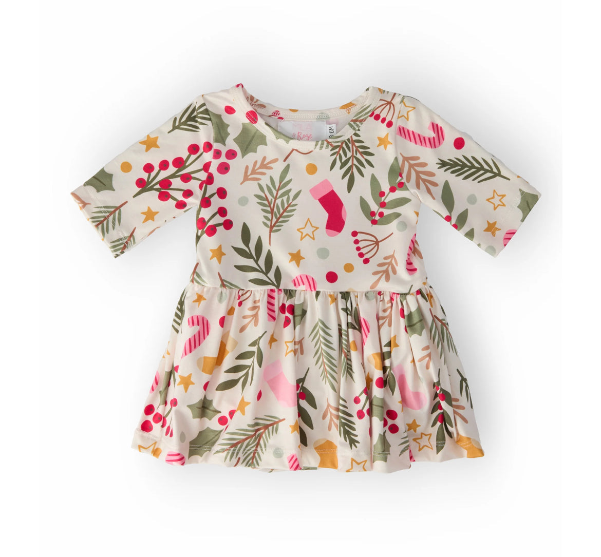 Holly Jolly Baby Dress