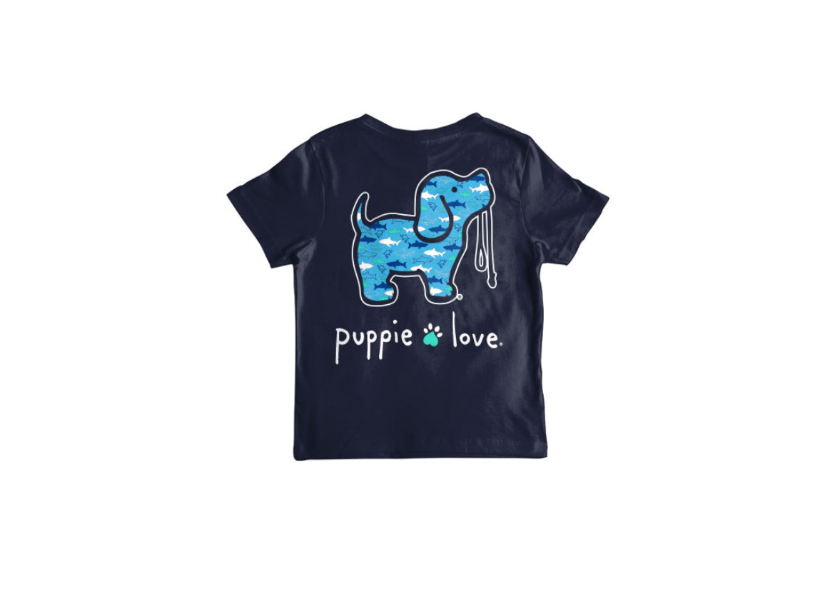 YOUTH Puppie Love Shark SS Tshirt*