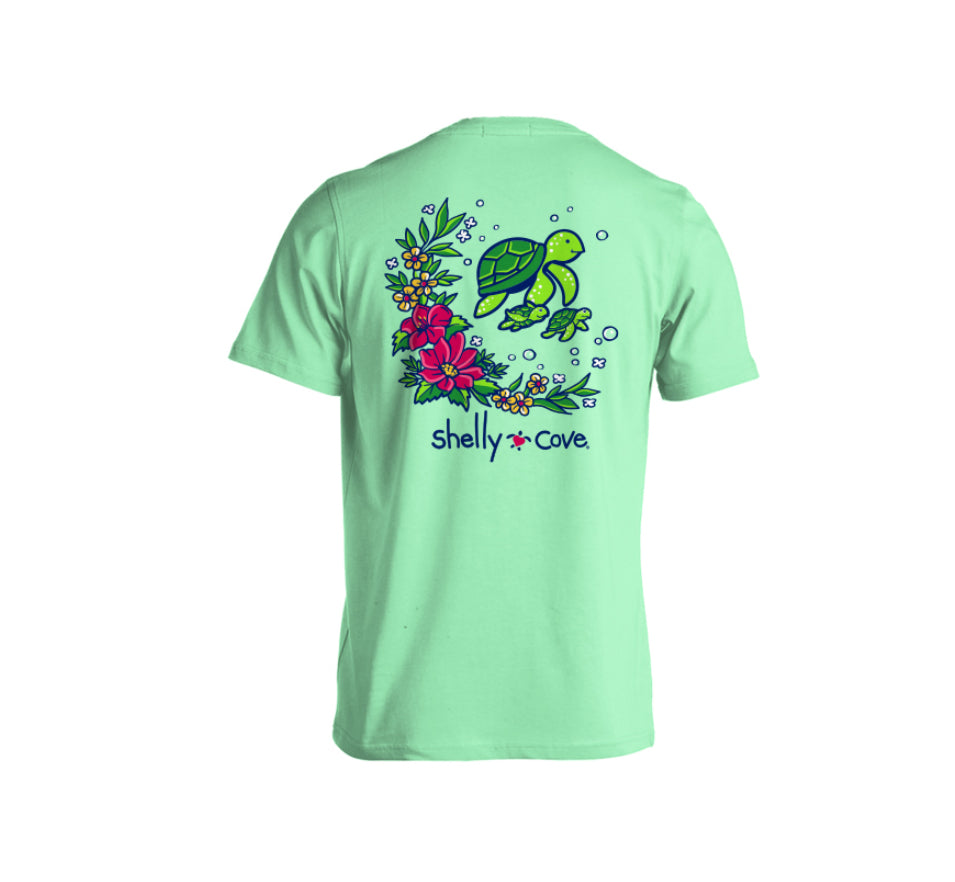 Shelly Cove Mom & Turtles SS Tshirt*