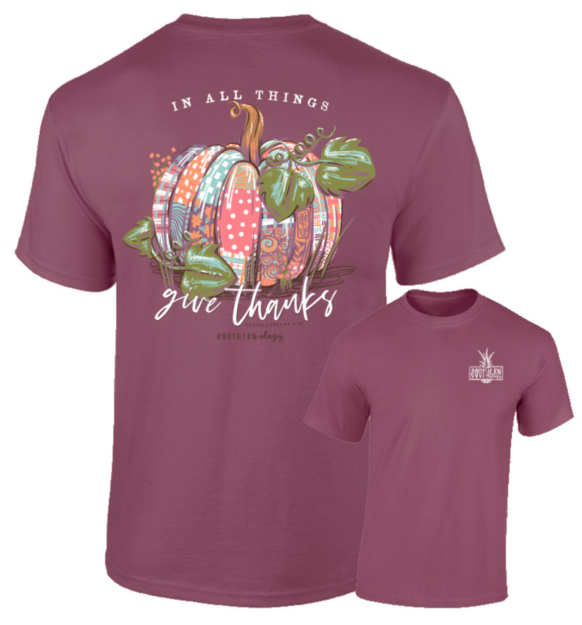 Southernology Give Thanks SS Tshirt