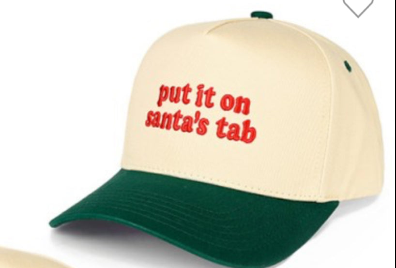 Christmas Canvas Hats